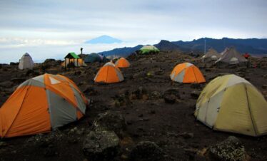 Kilimanjaro through Lemosho route Tent in the Mountain